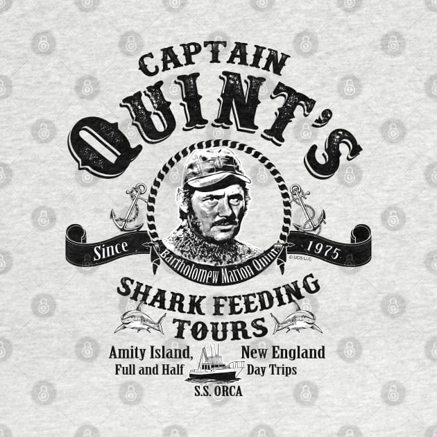 Quint Shark Feeding Tour Lts by Alema Art